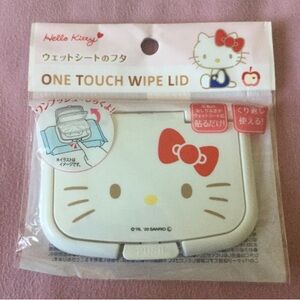 Hello Kitty Sanrio one touch wipe lid NEW